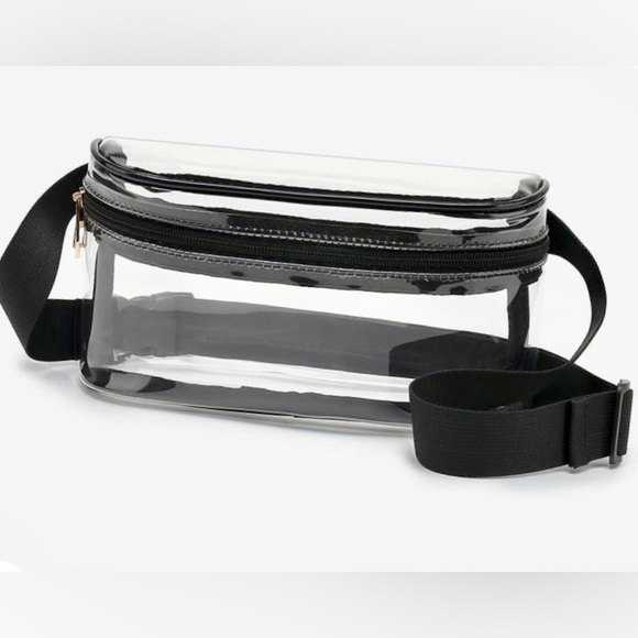 CLEAR FANNY PACK | Adjustable Plus Sized Waist| Stadium Approved | Waterproof - Picture 14 of 16